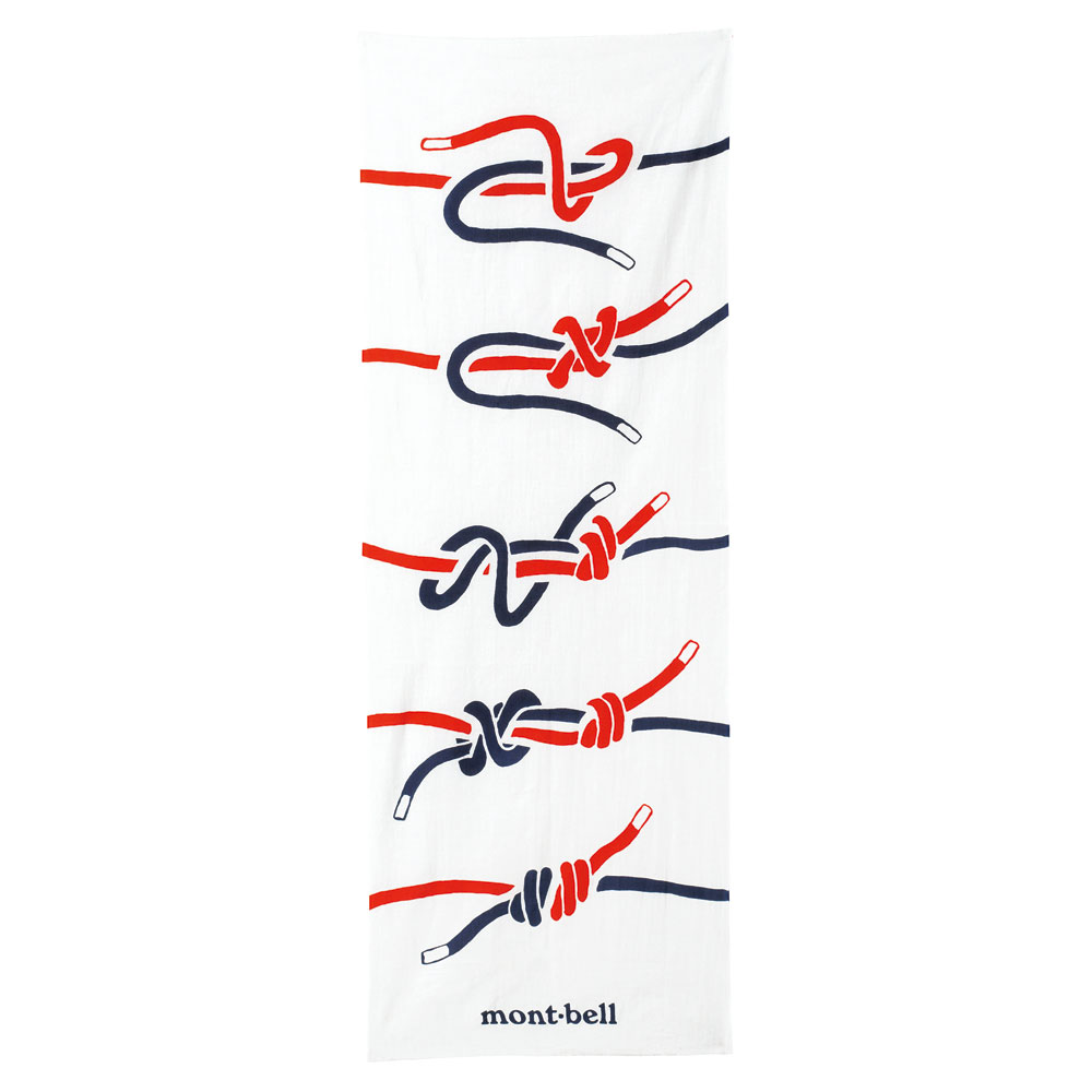 -MONTBELL- <br>Towels <br><br> <br>日本手ぬぐい ダブル フィッシャーマンズノット <br>#2124130