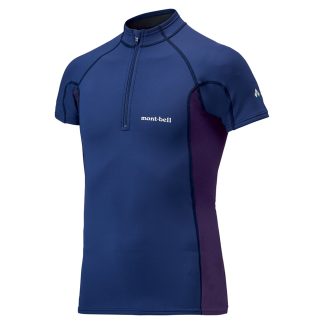 -MONTBELL- <br>Short-Sleeve <br><br><br>ライト　クリマプレン ショートスリーブ ジップシャツ <br>#1127399