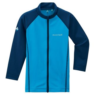 -MONTBELL- <br>Long-Sleeve <br><br><br>アクアボディ フルジップシャツ Kid's 100-120 <br>#1127441