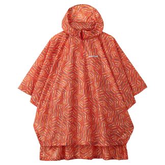 -MONTBELL- <br>Rainwear <br><br><br>プリント トレッキング レインポンチョ Kid's 125-155 <br>#1128672