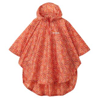-MONTBELL- <br>Rainwear <br><br><br>プリント トレッキング レインポンチョ Kid's 110-140 <br>#1128673