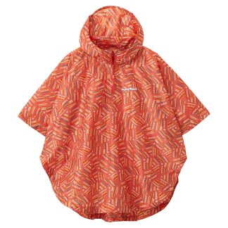 -MONTBELL- <br>Rainwear <br><br><br>プリント トレッキング レインポンチョ Kid's 95-125 <br>#1128674