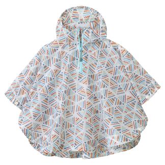 -MONTBELL- <br>Rainwear <br><br><br>プリント トレッキング レインポンチョ Baby's 80-95 <br>#1128675