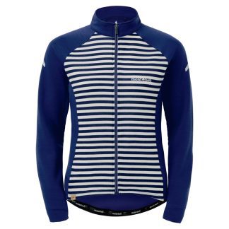 -MONTBELL- <br>Long-Sleeve <br><br><br>メリノウールプラス ボーダーサイクルジャージ Women's <br>#1130546