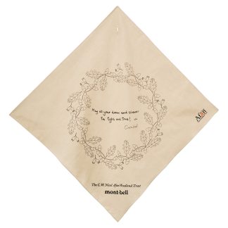 -MONTBELL- <br>Towels <br><br>  <br>バンダナ アファンの森 <br>#2124136